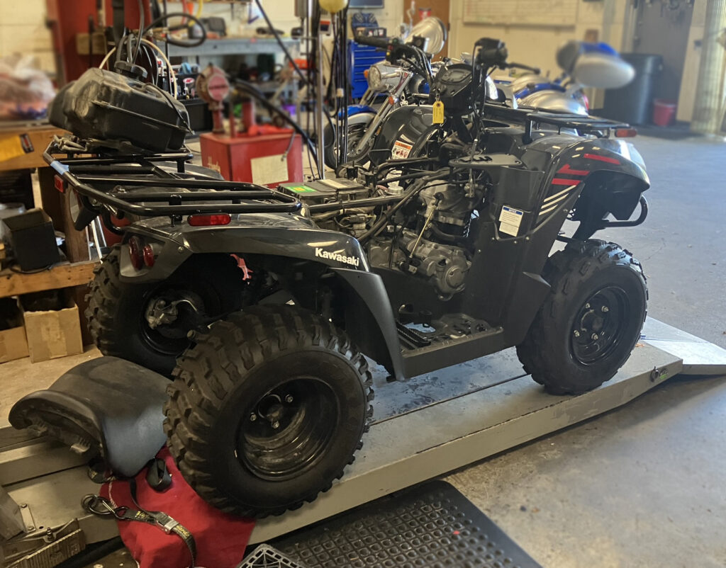 kawassaki_atv_repair_oil_change